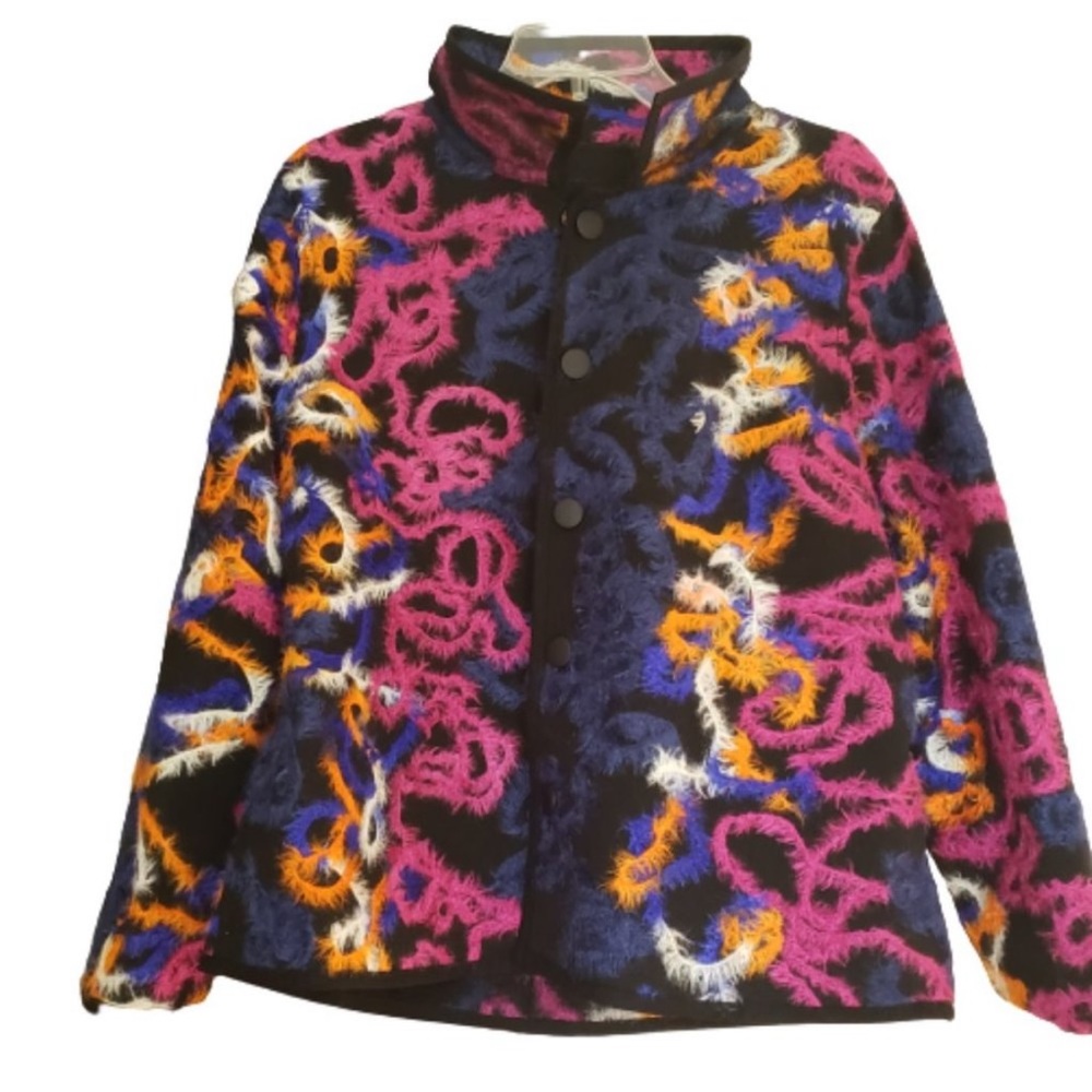 WINDING RIVER BRAND MULTICOLORED CLASSIC REVERSIBLE JACKET - size large